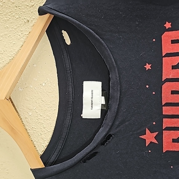 Current Elliot Black Graphic Tee - Picture 5 of 10